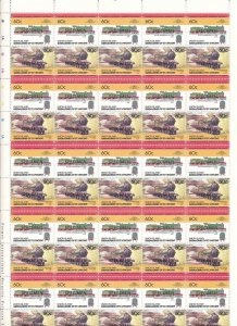 D400725 Trains Locomotives Butler Henderson 4-4-0 MNH Specimen Union Island