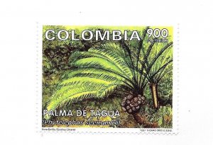 COLOMBIA 1997 TAGUA PALM PLANT FLORA MINT NH C897 MICHEL 2053