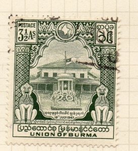 Burma 1954 Independence Issue Fine Used 3.5a. NW-198692