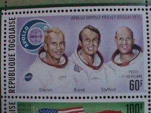 ​TOGO-1975-APOLLO-SOYOUZ -COOPORATION PROJET-MNH SHEET VF LIMITED EDITION-VF