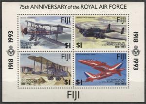 FIJI, HONG KONG EXPO SOUVENIR SHEET 1993, MNH	