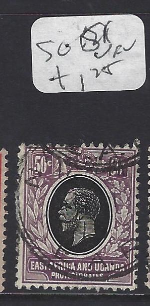 EAST AFRICA AND UGANDA  (P1710B)  KGV   50C  SG 51   VFU