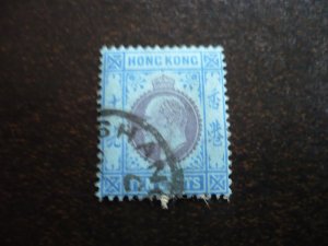 Stamps-Hong Kong (Shanghai) - Scott# 95 - Used Part Set of 1 Stamp