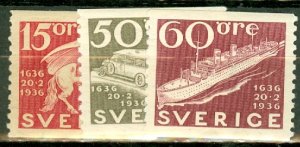 NN: Sweden 248-263 MNH CV $310; scan shows only a few