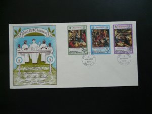 religion Christmas 1976 FDC New Hebrides (FR)