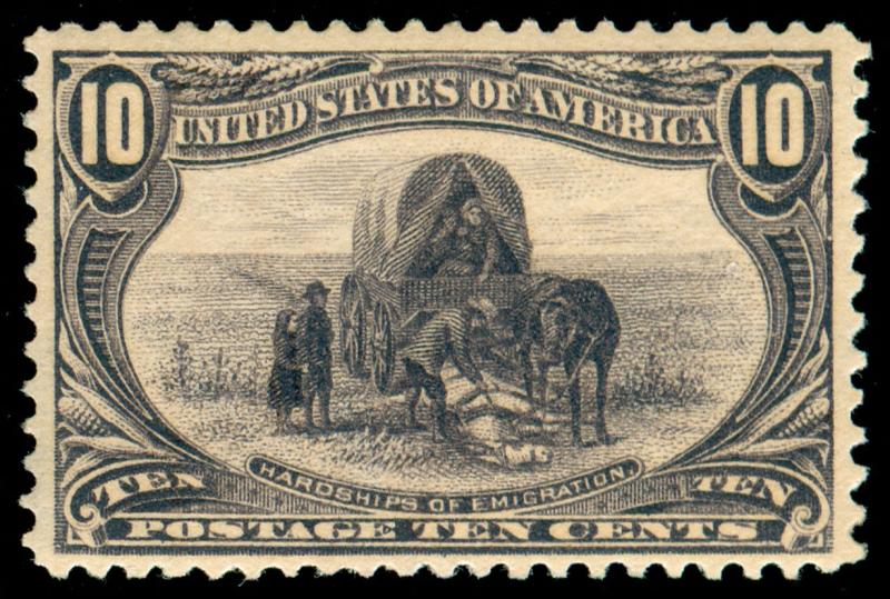 MOMEN: US STAMPS #290 MINT OG NH VF PF CERTIFICATE