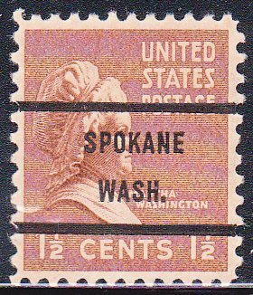 Precancel - Spokane, WA PSS 805-71 - Bureau Issue