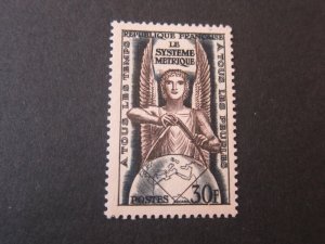 France 1954 Sc 732 set MNH