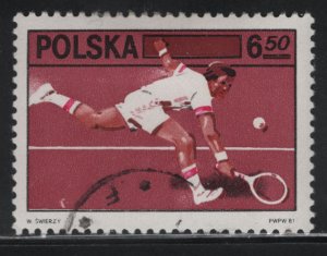 Poland 2472 Polish Tennis Federation 1981