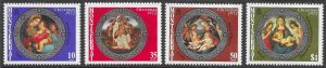 Montserrat Scott 282-285 MNH Christmas Set of 1972