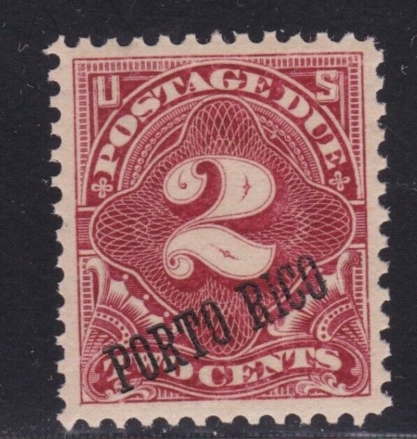 Puerto Rico US Stamp PRJ2 25 degree overprint - MNH Mint Never Hinged