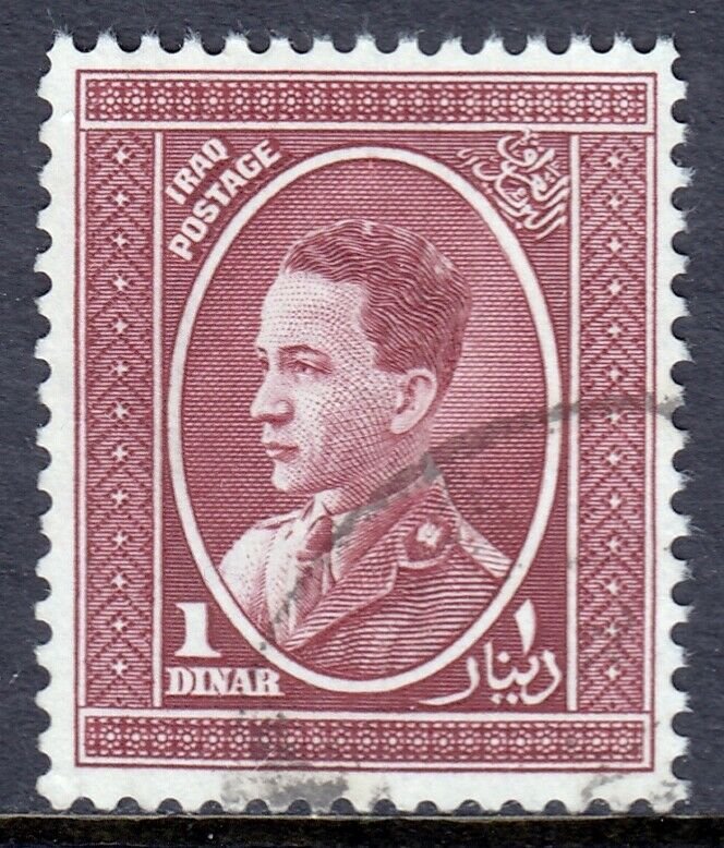 IRAQ — SCOTT 78 — 1934-38 1d KING GHAZI — USED — SCV $30