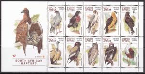 South Africa, Fauna, Birds of Prey MNH / 1998