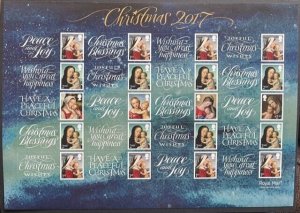 LS107 GB 2017 Christmas Smiler sheet UNMOUNTED MINT