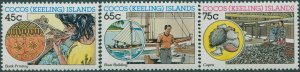 Cocos Islands 1987 SG169-171 Malay Industries set MNH