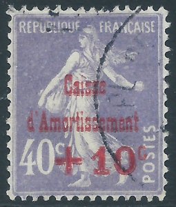 France, Sc #B28, 40c + 10c, Used