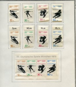 SAPPORO OLYMPIC GAMES 1972 SELECTION OF SET & SOUVENIR SHEETS MINT NH AS SHOWN