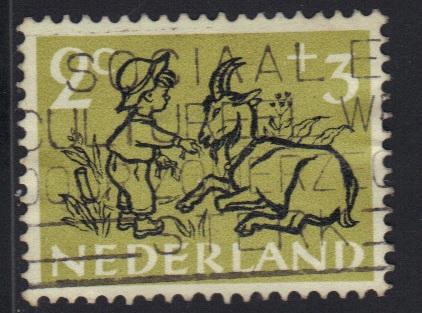 Netherlands   #B243  used  1952  child welfare 2  +  3 c