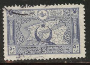 TURKEY Scott 428 used 1916 Map stamp