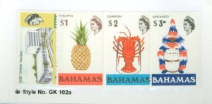 Bahamas #327-330  Single