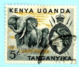 Kenya Uganda Tanganikya, Scott #115, Used