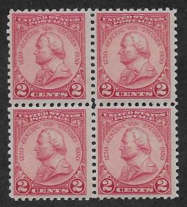 UNITED STATES SC# 689 B/4  FVF/MNH