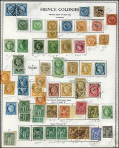 French Colonies, Mint and Used General Issues