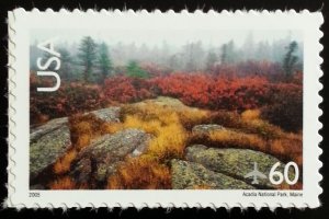 2005 60c Acadia National Park, Maine Scott C138b Mint F/VF NH