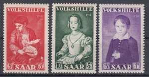 SAAR 1954 Sc#B101-103 Mi#354-356 mnh (DR1481)