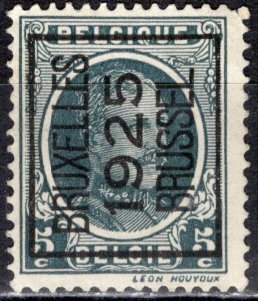 Belgium; 1922: Sc. # 147; O/Used Precancel Single Stamp