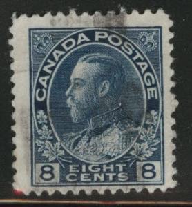 CANADA Scott 115 used 1925 10c Admiral stamp CV$10