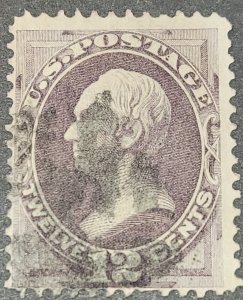 U.S> Stamp # 151, 12 Cent Clay, Used, F-VF, SCV $130.00