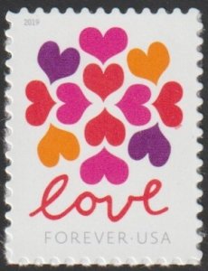 SC# 5339 - (50c) - Hearts Blossom MNH Single