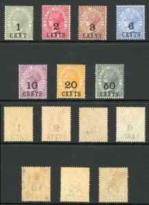 British Honduras SG36/42 Set of 7 Very Fine M/M Cat 85 pounds