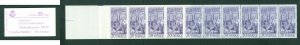 Sweden. Booklet 1966 Mnh. National Museum 100 Year 10 x 30 Ore. Scott# 699A
