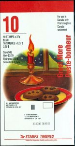 Canada 1992 - Christmas, Greetmore   Booklet MNH  # BK149b