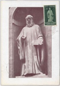 51460 - ITALY - POSTAL HISTORY: MAXIMUM CARD - 1950 MUSIC: Guide of Arezzo-