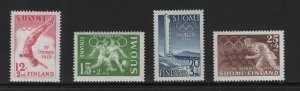 Finland    #B110-B113  MNH   1951-52  Olympic Games Helsinki