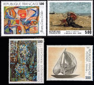 Scott #2038-41 Art Series MNH