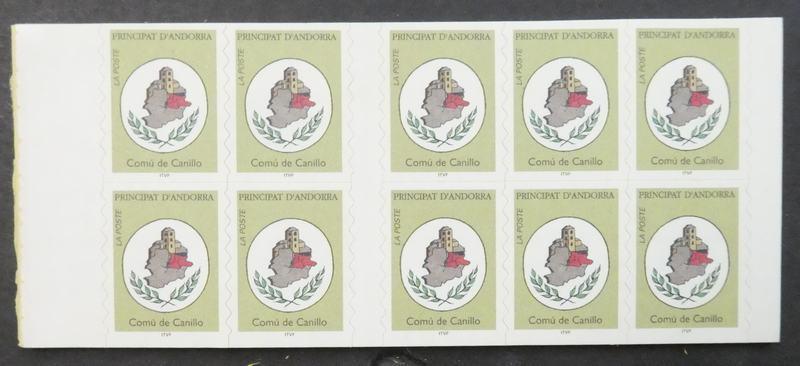 EDW1949SELL : FRENCH ANDORRA 1996 Scott #471a. 10 Cplt Booklets. VF MNH Cat $175