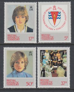 British Antarctic Territory 92-95 MNH VF