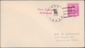 1957 USS Staten Island / Peru + Antarctic Cachet ( Postal History ), 1957, Polar