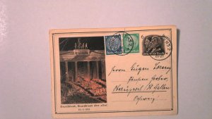 GERMANY WWII ERA PROPAGANDA POSTAL CARD: 1933 UBER ALLIES