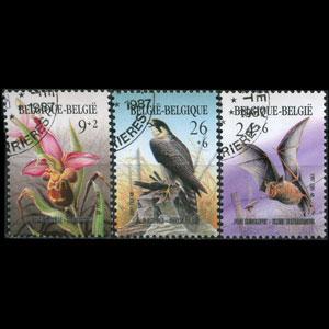 BELGIUM 1987 - Scott# B1060-2 Conservation Set of 3 CTO