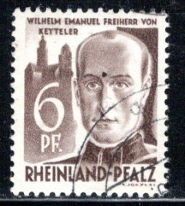 Germany - under French occupation Scott # 6N17, used