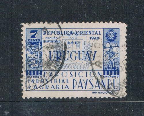 Uruguay #565 Used Arms of Paysandu (U0221)