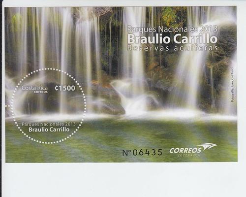 2013 Costa Rica National Park Braulio Carillo SS (Scott 656) MNH