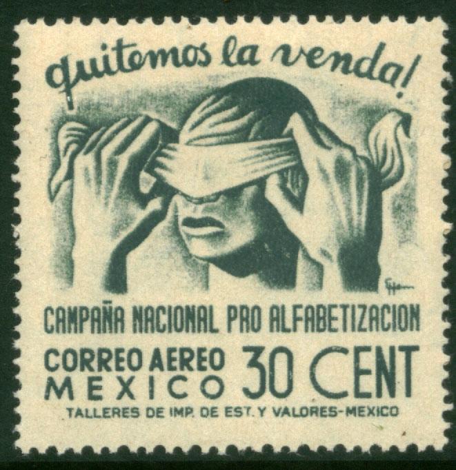 MEXICO C153, 30cents Blindfold, Literacy Campaign MNH (837)