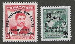 Philippines 608-609  MNH Complete  SC:$4.50