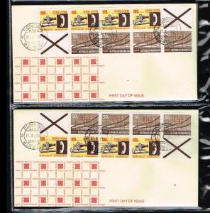 1978 - Indonesia FDC Pb 3a + 3b - Stamps & Coins - Stampbooklets [B12_014]